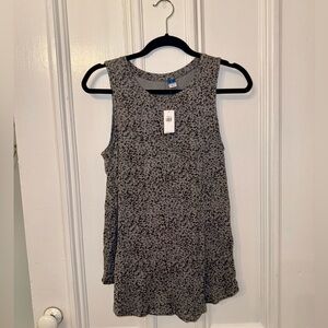 Old Navy Sleeveless Luxe Leopard Print Swing Top (NWT)